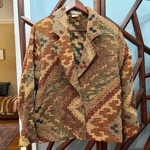Vintage Tapestry Patterned Women's Jacket